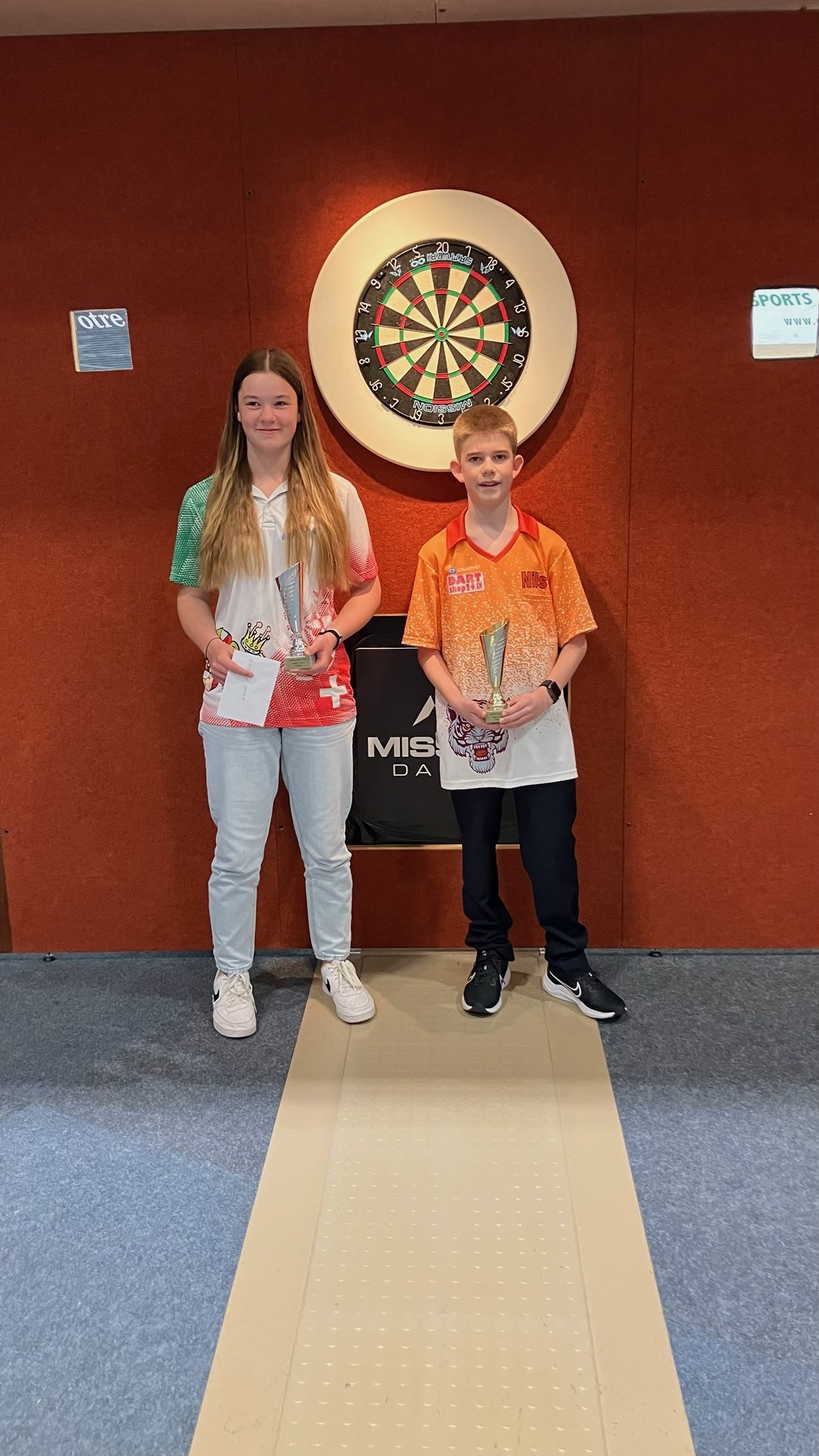 Geneva Open 2026 - Jugend Einzel: Asia Fiorendi (Finalistin) und Nils Kessler (Sieger)